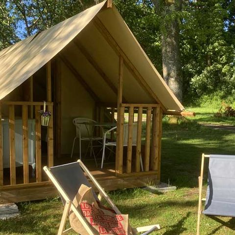 TENDA IN TELA E LEGNO 2 persone - Bivacco isolato Escursioni