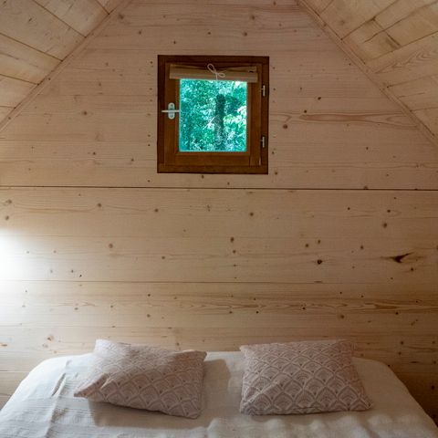 Canvas and wooden tent 2 persons - Isolated bivouac Hiking