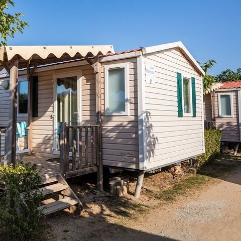 MOBILHOME 4 personnes - Mobil-home | Comfort | 2 Ch. | 4 Pers. | Terrasse surélevée | Clim.
