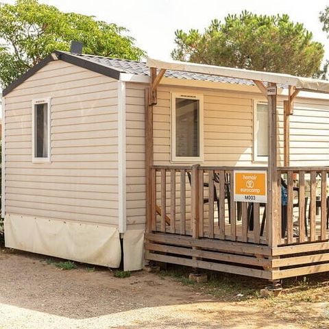 Stacaravan 6 personen - Mobile-home | Comfort | 3 Slaapkamers | 6 Pers. | Verhoogd terras | Airconditioning