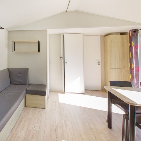 MOBILHOME 4 personnes - CONFORT - 2 Chambres - TV - avec terrasse semi couverte