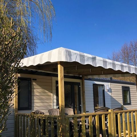 BUNGALOW 6 personnes - PREMIUM - 3 chambres - TV - avec terrasse couverte - lave vaisselle