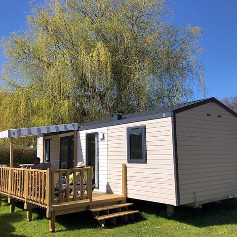 MOBILHOME 6 personnes - PREMIUM - 3 chambres - TV - avec terrasse couverte - lave vaisselle