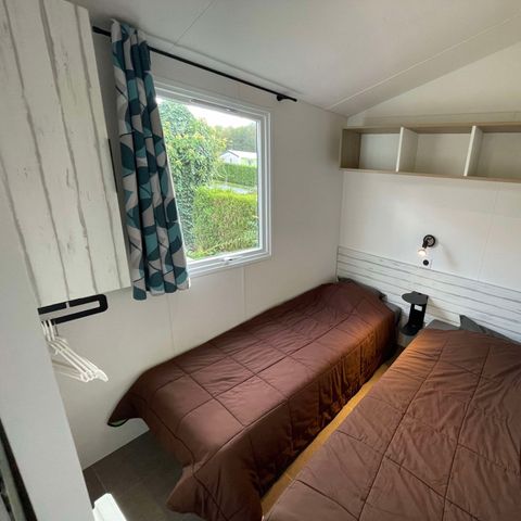 Mobile home 6 persons - PRIVILEGE - 3 Bedrooms - TV - with semi-covered terrace