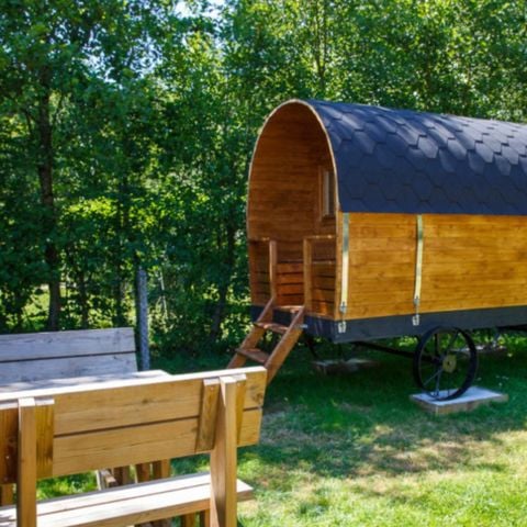 UNIEKE ACCOMMODATIE 2 personen - Tonneau ou Roulotte - INSOLITE NATURE - 1 slaapkamer - geen badkamer, geen TV