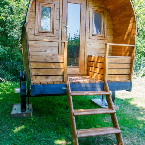 Tiny house 2 personen - Fass oder Zigeunerwagen - INSOLITE NATURE - 1 Schlafzimmer - ohne Sanitäranlagen, ohne TV