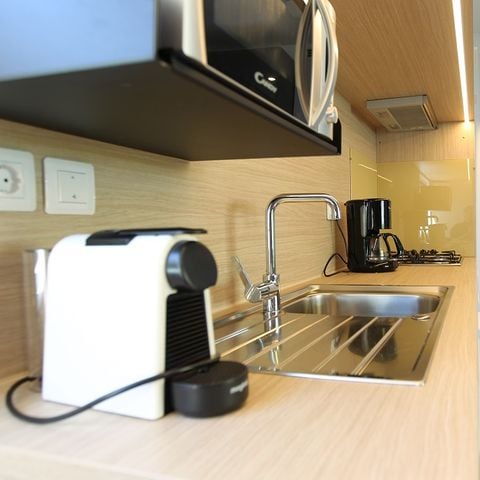 Mobile home 4 persons - TAOS 2 bedrooms, private spa, Sea view