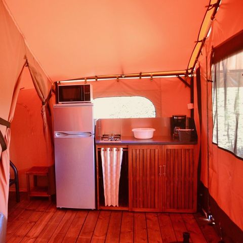 Tent 5 persons - LODGE on stilts sleeps 5