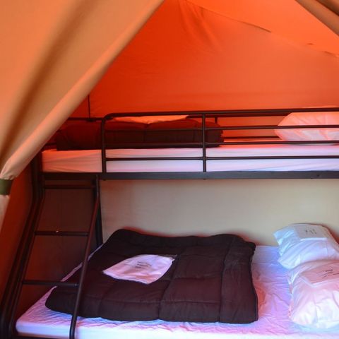 TENTE 5 personnes - Tente lodge non sanitarisée 2 chambres 5 p