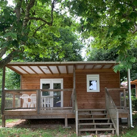 Chalet 4 personnes - 25m² / - 2 chambres - Terrasse couverte