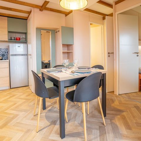 Chalet 4 personnes - 25m² / - 2 chambres - Terrasse couverte