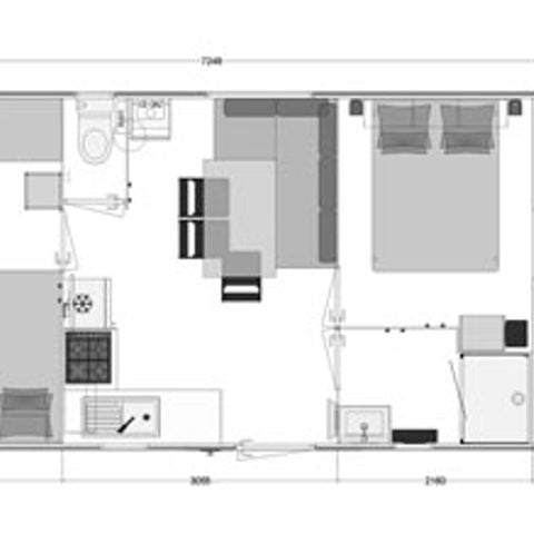 MOBILHOME 5 personnes - MH2 EVASION VENEZIA 