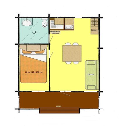 Chalet 2 persons - 24m2 - 2 people