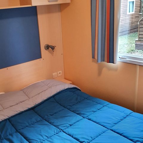 Stacaravan 4 personen - 24m2 - twee aparte bedden
