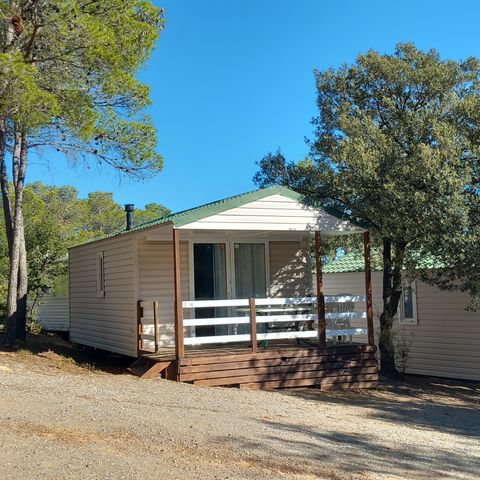 Mobile home 5 persons - LOUISIANE - 2 bedrooms with covered terrace - 22m² - France