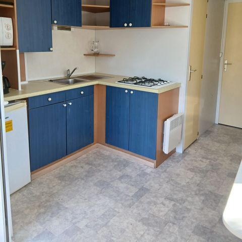 BUNGALOW 5 personnes - LOUISIANE - 2 chambres avec terrasse couverte - 22m²