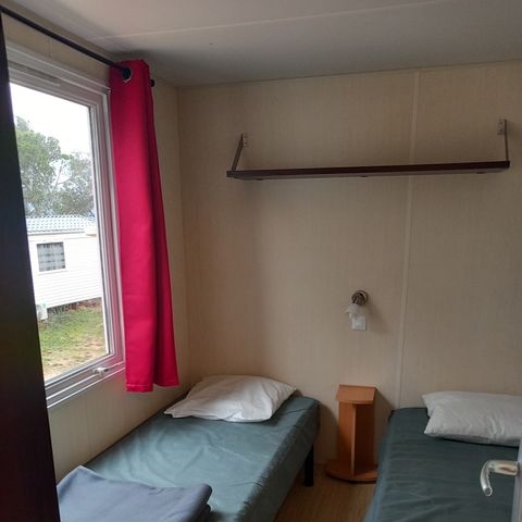 Stacaravan 4 personen - TOUT CONFORT - 2 kamers met airco en TV - 28 m²