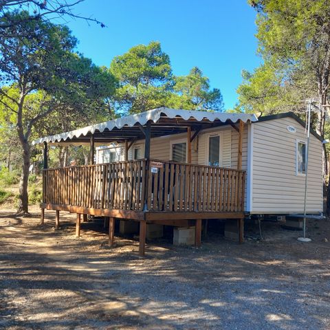 Mobile home 6 persons - ALL COMFORT - 3 bedrooms with air-conditioning and TV - 30m² - France