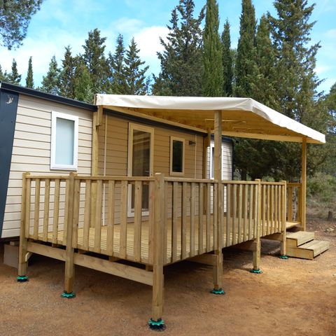 Mobile home 6 persons - PREMIUM - 3 bedrooms with air-conditioning, TV, dishwasher - 34m² - France