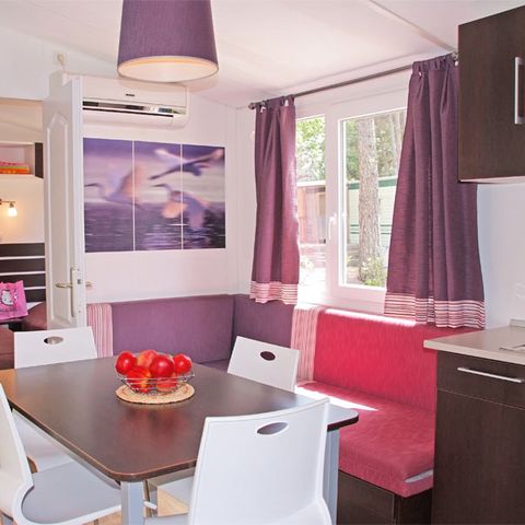 Mobilheim 6 Personen - Classic-Bereich - Klimaanlage - TV 31m2