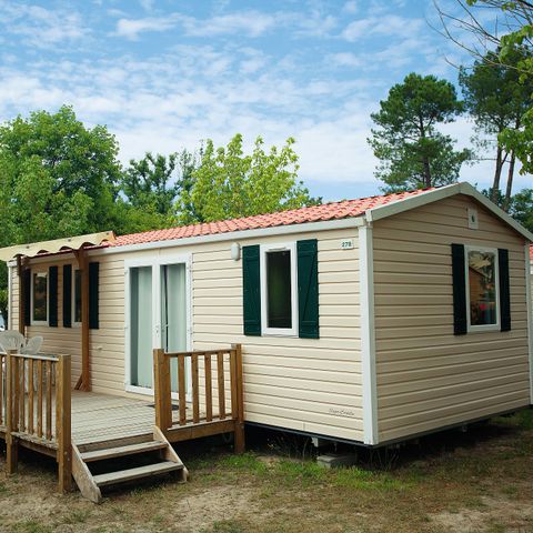 MOBILE HOME 6 people - Classic | 3 Bedrooms | 6 Pers. | Raised terrace | Air-con.