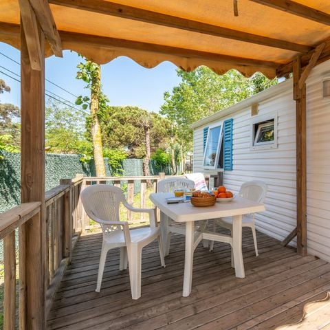 MOBILE HOME 6 people - Classic XL | 3 Bedrooms | 6 Pers. | Raised terrace | Air-con.