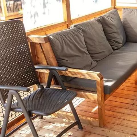 Stacaravan 4 personen - Premium | 2 slaapkamers | 4 pers. | Terras Lounge | Airconditioning | TV