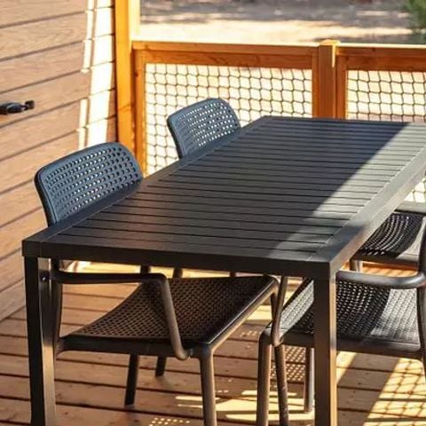 MOBILHOME 4 personnes - Premium | 2 Ch. | 4 Pers. | Terrasse Lounge | Clim. | TV