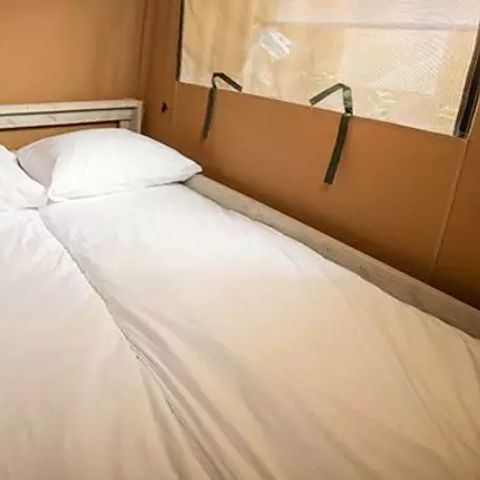 CANVAS AND WOOD TENT 5 people - Super Lodge | 2 Bedrooms | 4/5 Pers. | Single terrace