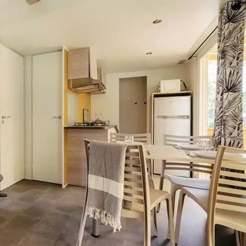 CASA MOBILE 4 persone - Premium | 2 Camere da letto | 4 Persone | Terrazza rialzata | Aria condizionata