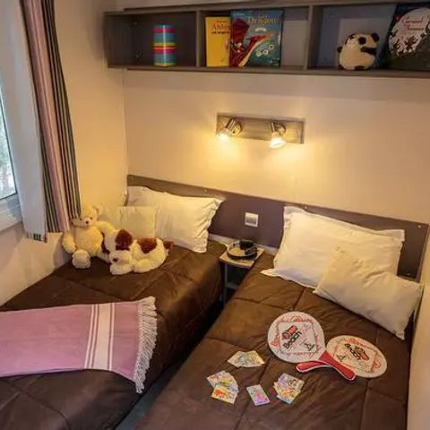 Stacaravan 6 personen - Comfort | 2 Slaapkamers | 4/6 Pers. | Terras Lounge | Airconditioning