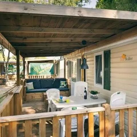 MOBILE HOME 6 people - Comfort | 2 Bedrooms | 4/6 Pers. | Terrace Lounge | Air conditioning