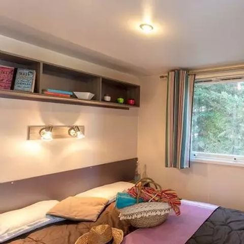 Stacaravan 6 personen - Comfort | 2 Slaapkamers | 4/6 Pers. | Terras Lounge | Airconditioning