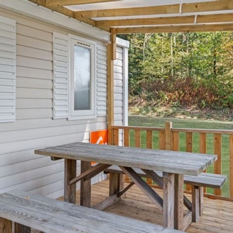 MOBILHOME 4 personnes - Comfort | 2 Ch. | 4 Pers. | Terrasse surélevée | Clim.