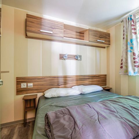 MOBILHOME 6 personas - Confort | 2 Dormitorios | 4/6 Pers. | Terraza elevada | Aire acondicionado.