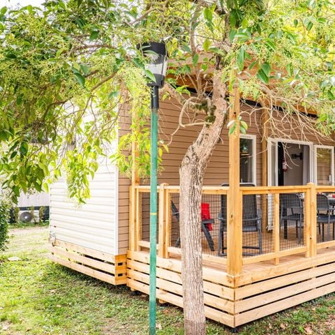 MOBILHOME 4 personnes - Premium | 2 Ch. | 4 Pers. | Terrasse surélevée | Clim.