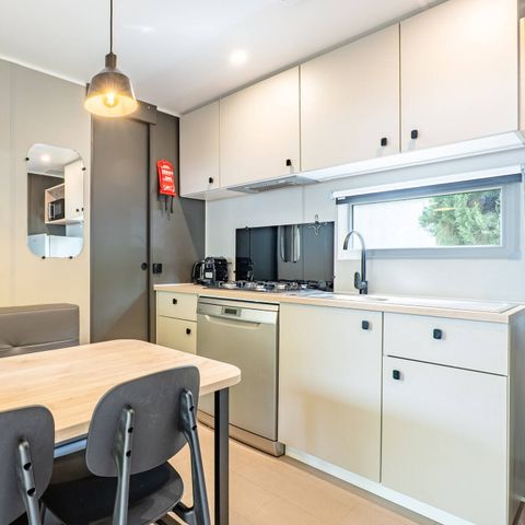 MOBILHOME 4 personas - Premium | 2 Dormitorios | 4 Pers | Terraza elevada | Aire acondicionado