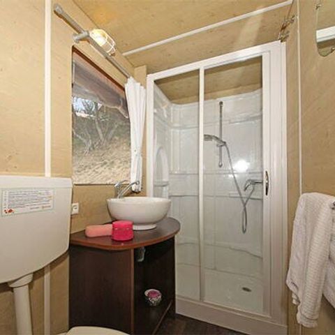 TENTE TOILE ET BOIS 5 personnes - Super Lodge | 2 Ch. | 4/5 Pers.