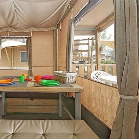 TENDA IN TELA E LEGNO 5 persone - Super Lodge | 2 Camere da letto | 4/5 Pers.