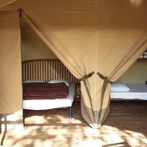 CANVAS AND WOOD TENT 5 people - KENYA, without sanitation