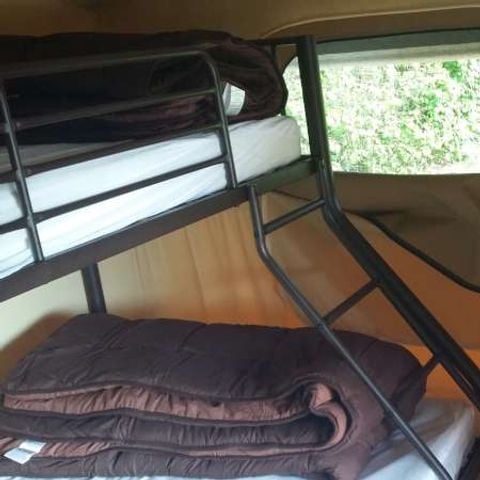 CANVAS AND WOOD TENT 5 people - KENYA, without sanitation