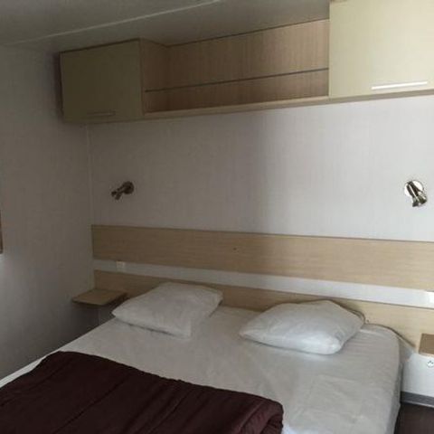 BUNGALOW 2 personnes - H28 Mobilhome CLIM 1 ch conf ideal couple Lit de 160