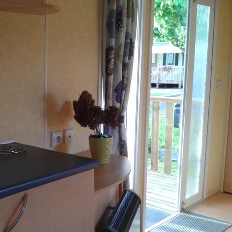 Mobilheim 4 Personen - H5 Mobilheim 2 cH große Terrasse