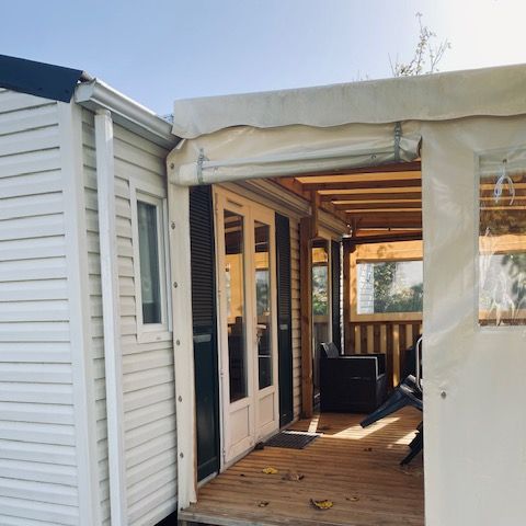 MOBILE HOME 4 people - H 07 CLIM 2 bedrooms Large Terrace