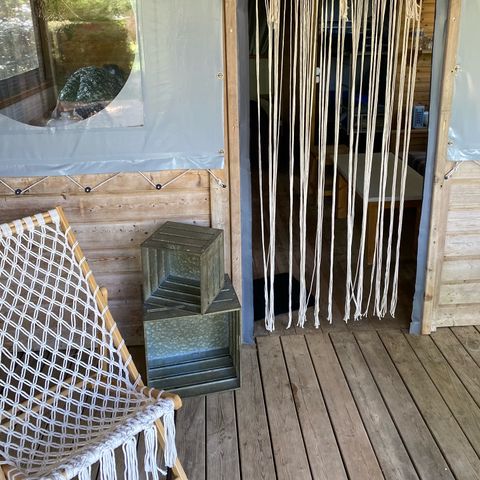 Glamping tent 4 persons - B11 Toilé Lodge 2bed - WC