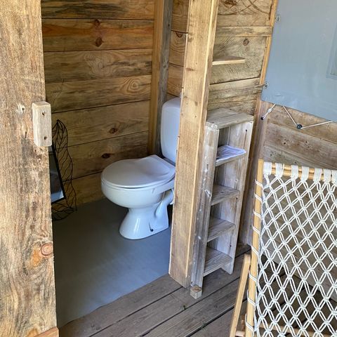 Glamping tent 4 persons - B11 Toilé Lodge 2bed - WC