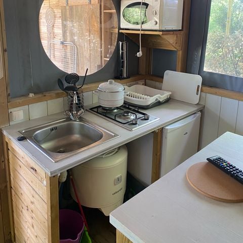 Bungalow toilé 4 personnes - B30 Lodge Toilé - 2 chambres - WC