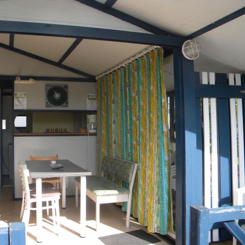 Chalet 5 persone - H 33 - 2 camere - Da letto Terrazza Piano terra