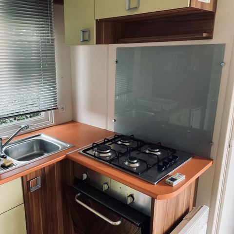 Mobilhome 4 personnes - H 13 - 2 chambres - CLIM Terrasse Intégrée