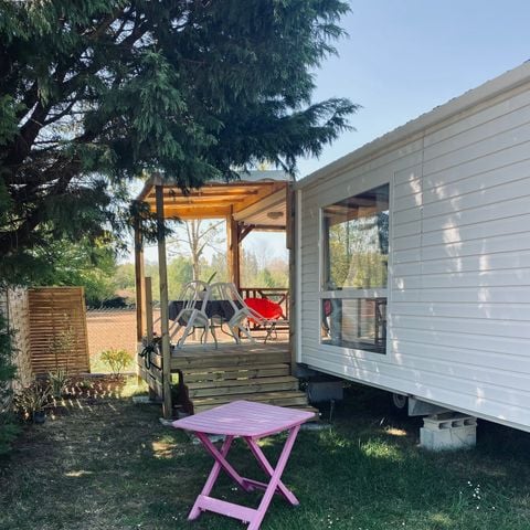 Mobilhome 4 personnes - H 13 - 2 chambres - CLIM Terrasse Intégrée